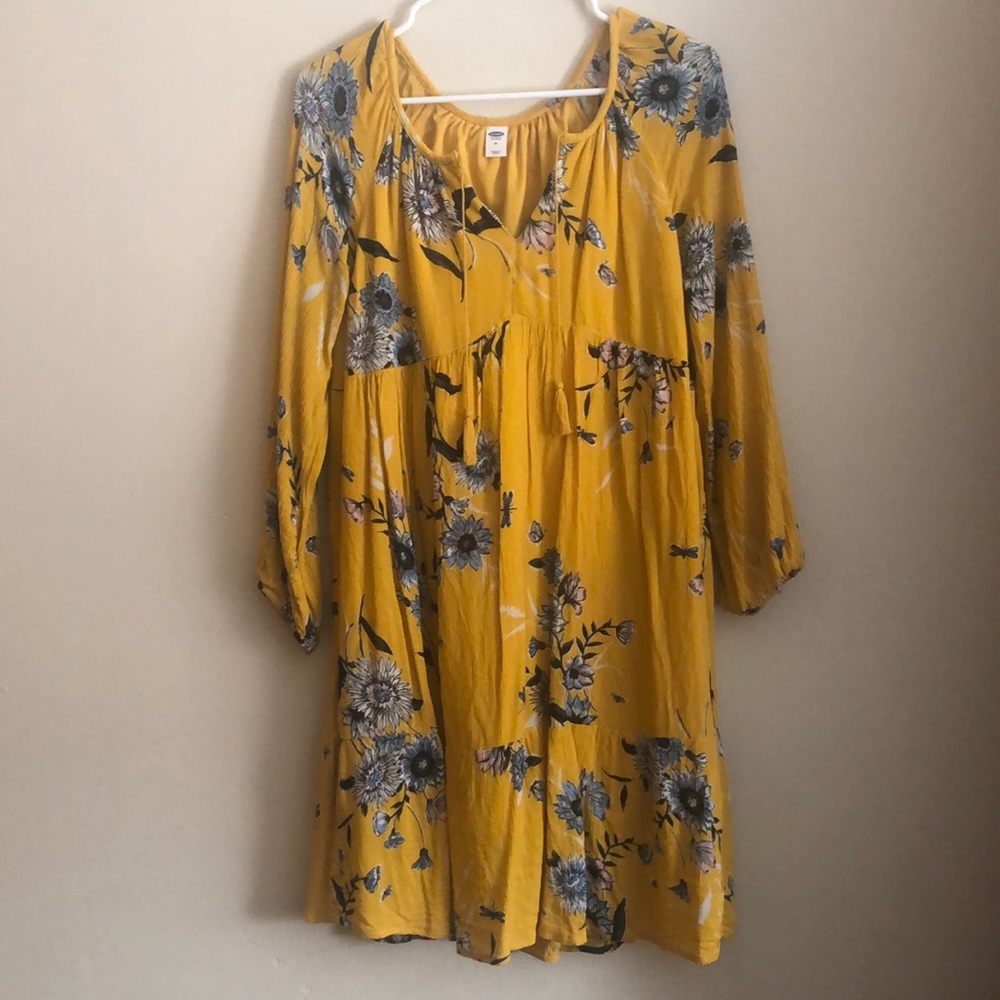 Mustard yellow old navy dress